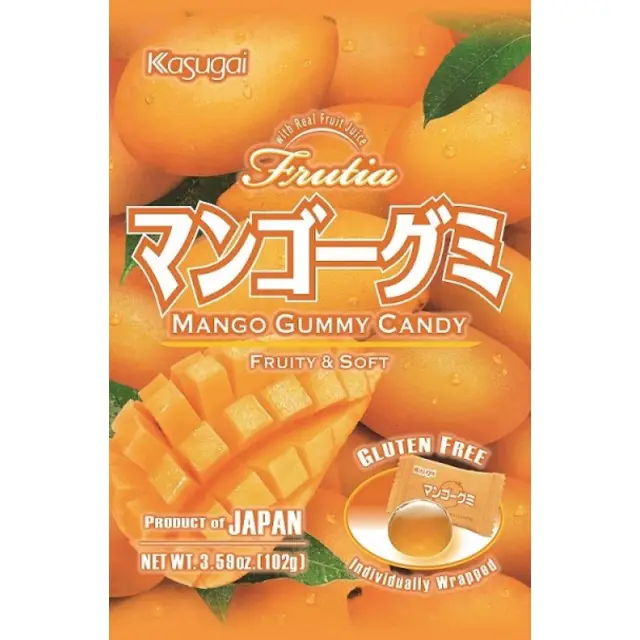 KASUGAI Mango Gummy 107g 春日芒果QQ糖 107g