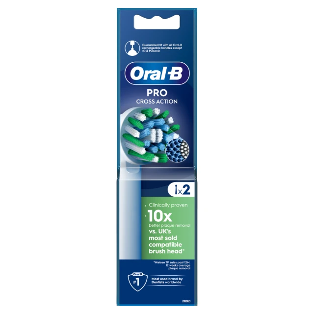 Oral B Cross Action Refills 2 pack
