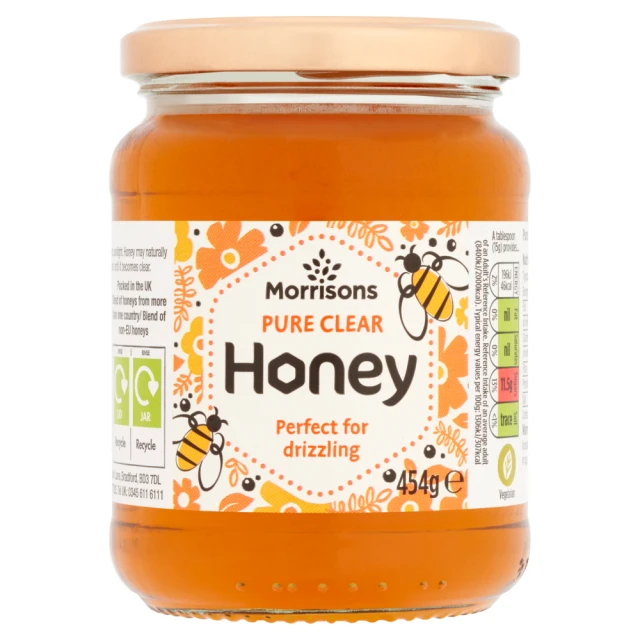 Morrisons Pure Clear Honey 454g