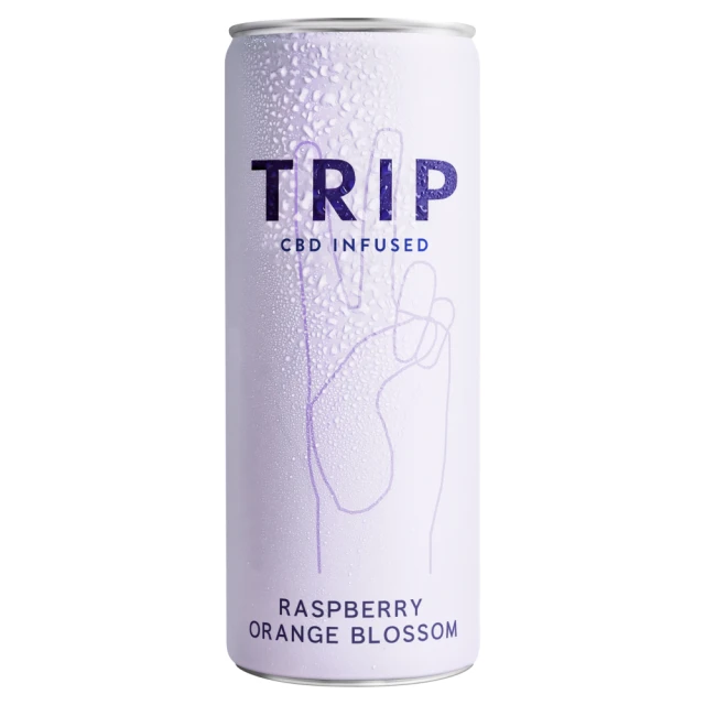 TRIP - CBD Infused Raspberry Orange Blossom Drink - 250ml