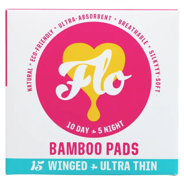 Here We Flo Bamboo Day & Night Pads Pack