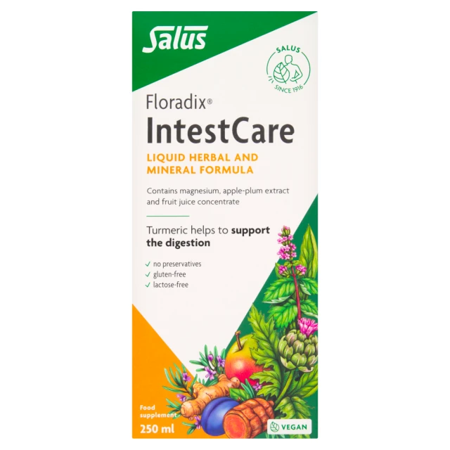 Floradix IntestCare Liquid Herbal and Mineral Formula Food Supplement  250ml