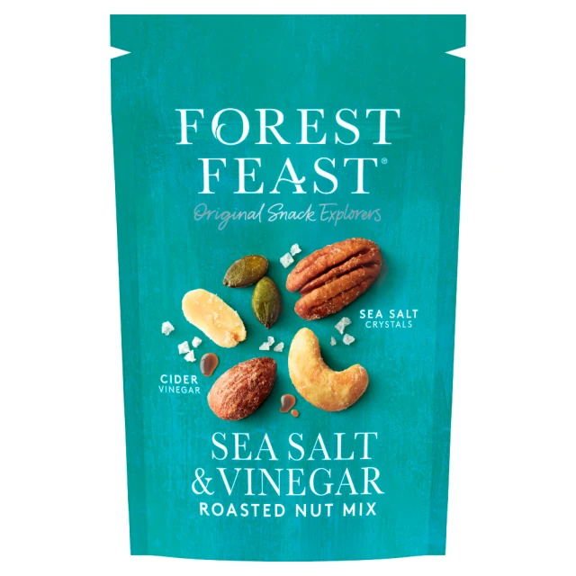 Forest Feast Sea Salt & Cider Vinegar Nut Mix 120g