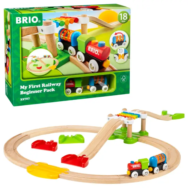 Brio My First Railway Beginner Pack Wooden Train Set