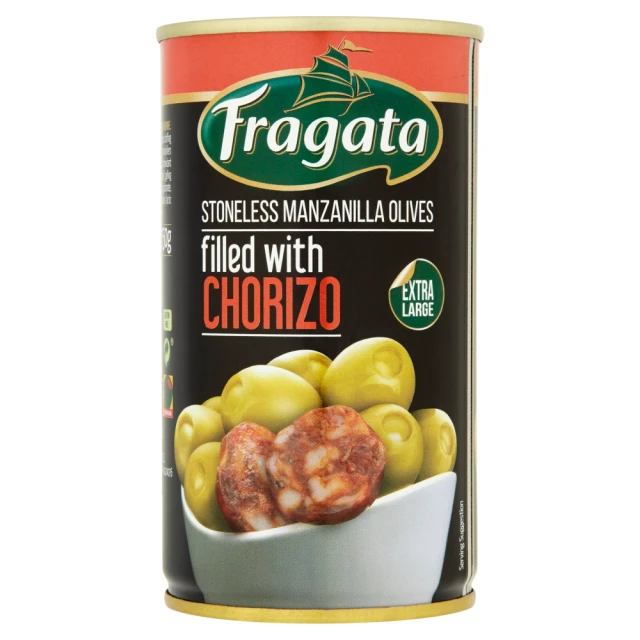 Fragata Stoneless Manzanilla Olives Filled With Chorizo 350G