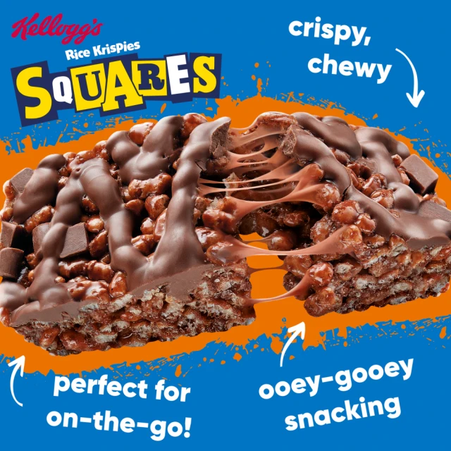 Kellogg's Rice Krispies Squares Chocolately Orange 4 X 36g