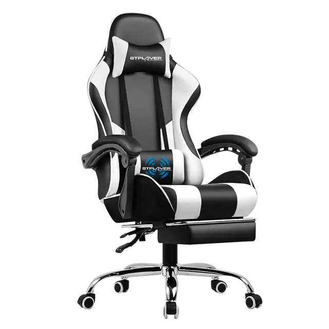 GTPLAYER GT800A Massage Gaming Chair White