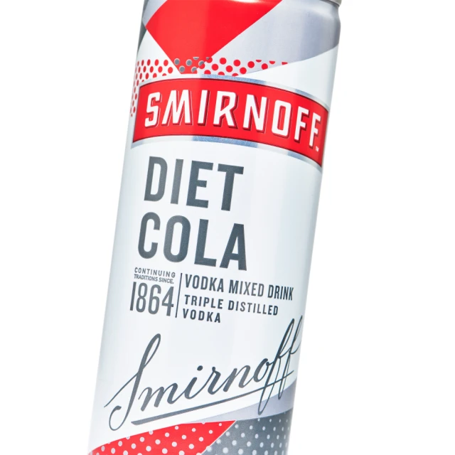 Smirnoff & Diet Cola Vodka Mixed Drink 5% 250ml