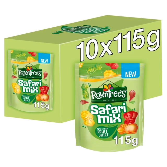Rowntrees Safari Mix 115G