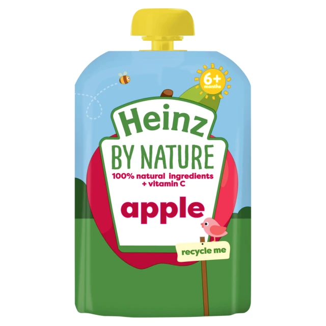 Heinz Apple Baby Food Fruit Pouch 6+ Months 100g
