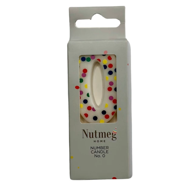 NUTMEG SPOT NUMBER CANDLE NO.0