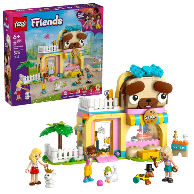 LEGO Friends 42650 Pet Accessories Shop Set