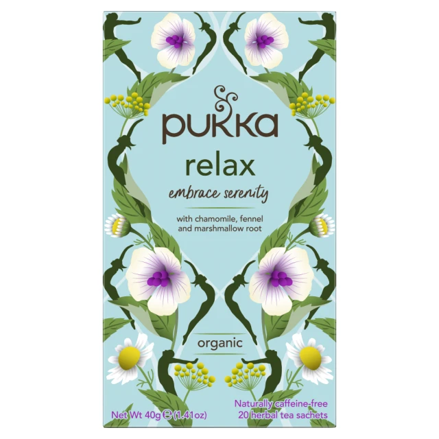 Pukka Relax 20 Organic Herbal Tea Bags 40G