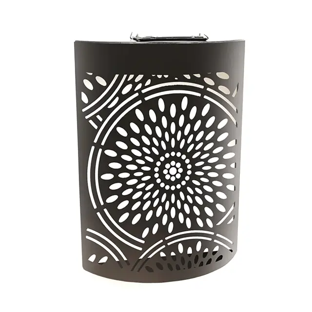 Metal Moroccan Solar Wall Panel - Black - Primus