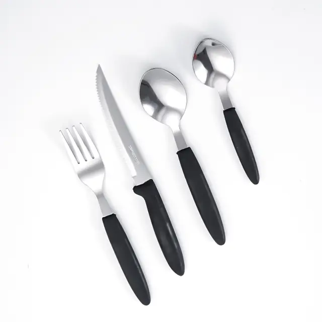 EOTIA Cutlery set 4pcs , NoirSteel Series