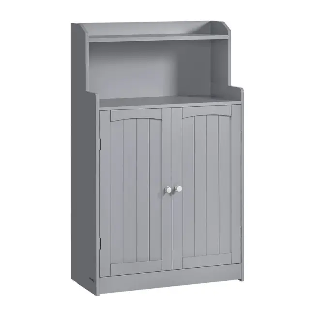VASAGLE Bathroom Cabinet, 60x30x110cm, Dove Grey