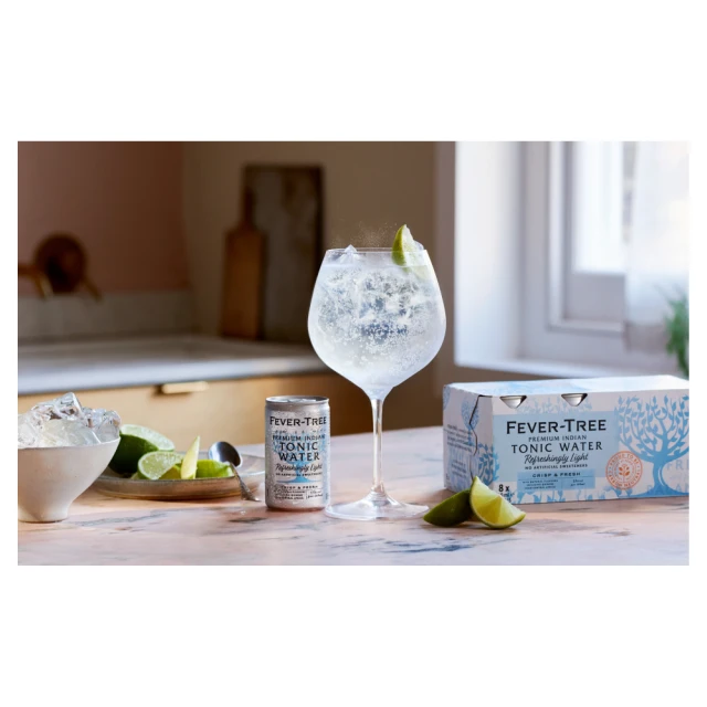 Fever Tree Naturally Light Tonic Water 8x150ml