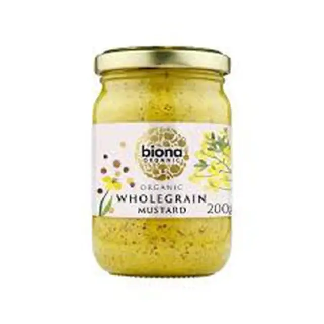 Biona Organic Wholegrain Mustard - 200G