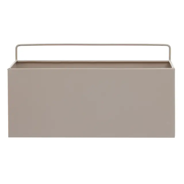Asher Wall Plant Box Grey Natural