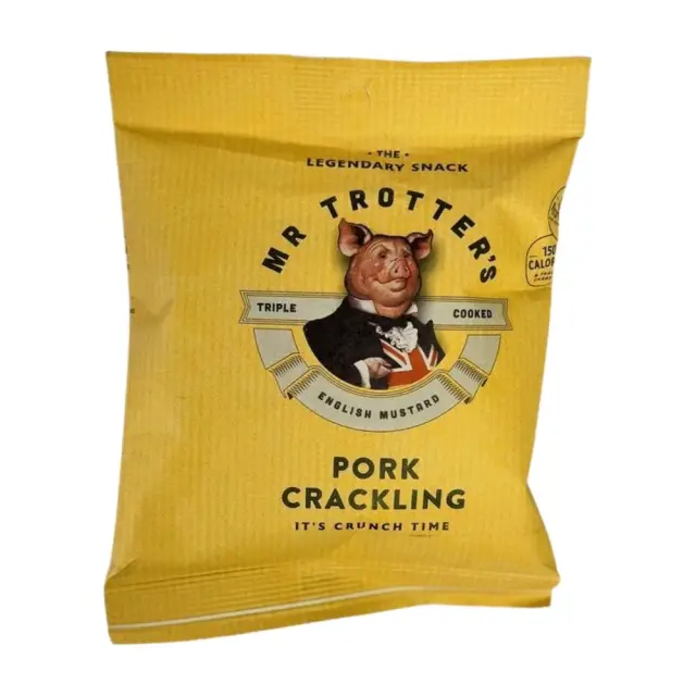 Mr Trotter's - English Mustard Pork Crackling - 30g