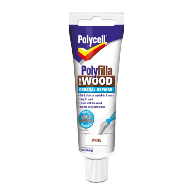 P/C WOOD FILLER WHITE 75G  PK6 NT