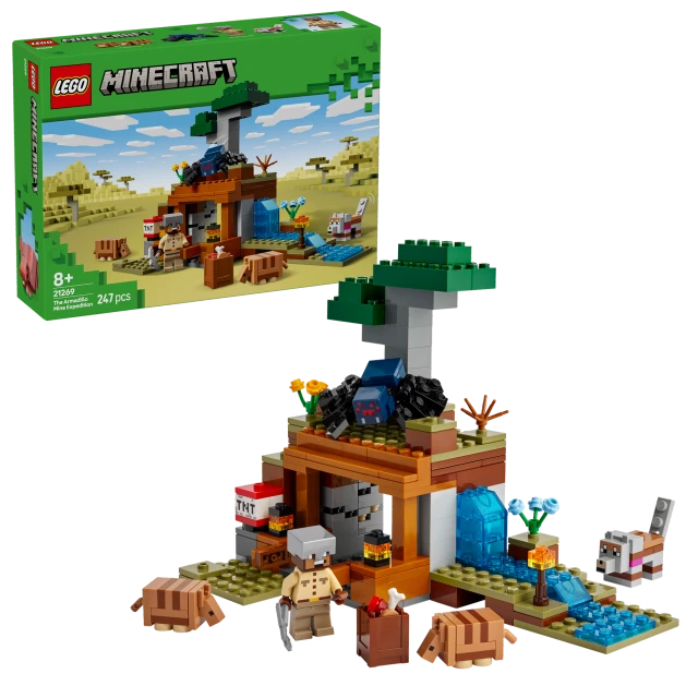 LEGO Minecraft 21269 The Armadillo Mine Expedition Set