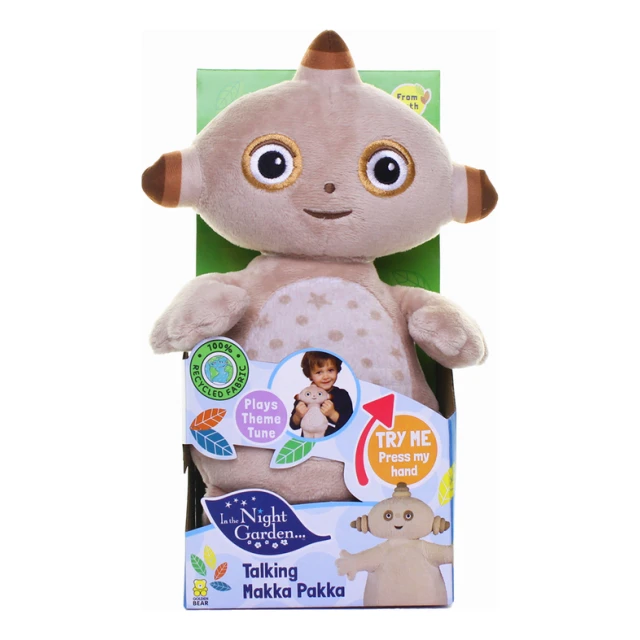 In The Night Garden Makka Pakka Talking Soft Toy
