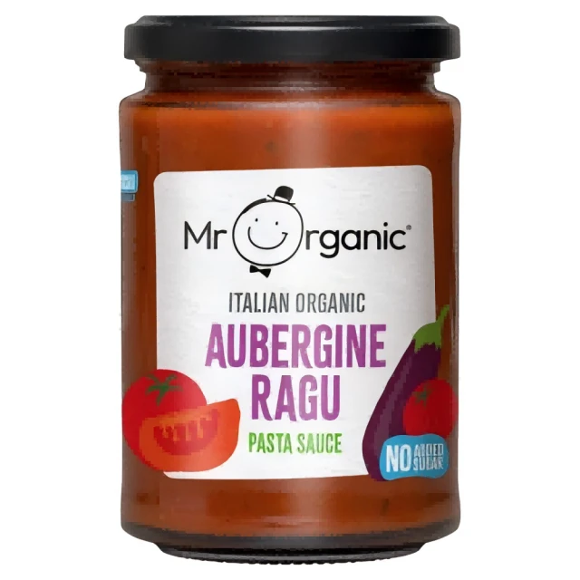 Mr Organic Italian Organic Aubergine Ragu Pasta Sauce 350g