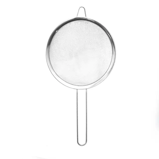 EOTIA Wide-Edge Strainer 20cm , NoirSteel Series