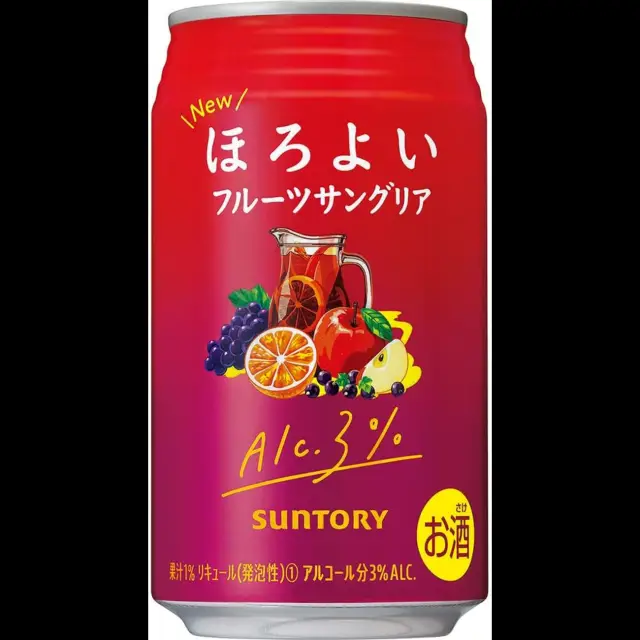 Suntory Horoyoi Fruit Sangria Flavour 3% alc/vol 350ml/can  水果酒味沙瓦 350ml/罐