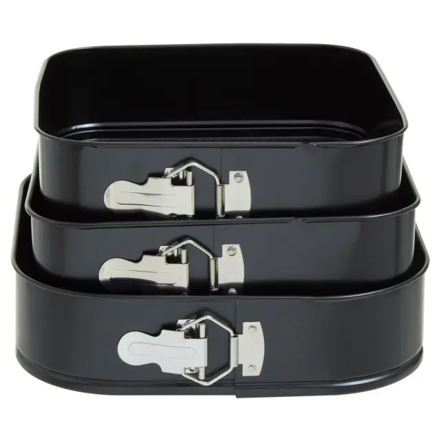 From Scratch Set Of Three Non Stick Square Cake Tins