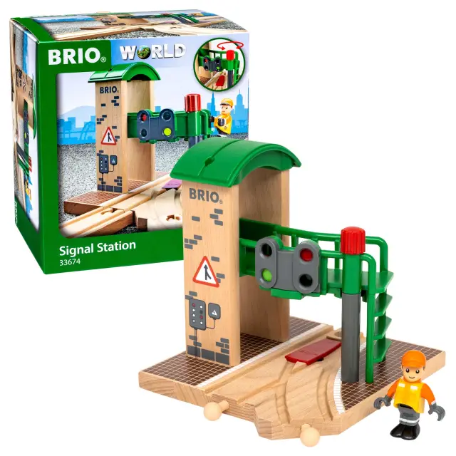 Brio Wooden Trains Signal Station