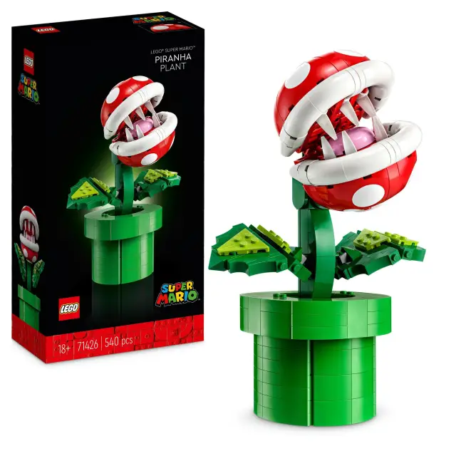 LEGO Super Mario 71426 Piranha Plant Model Set for Adults