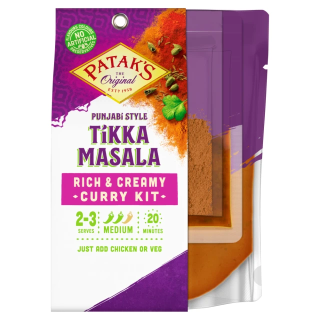 Patak'S Tikka Masala Curry Meal Kit 270G