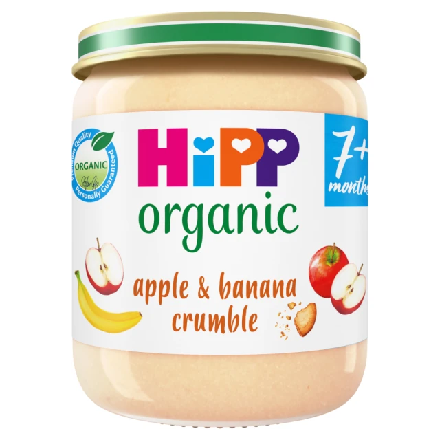 HiPP Organic Apple & Banana Crumble 7+ Months 160g
