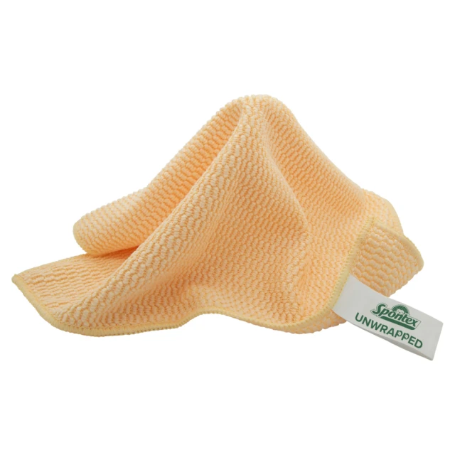 Spontex Unwrapped Microfibre Cloth, 30 x 30cm Cleaning Cloth