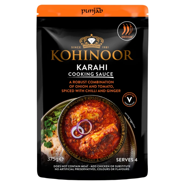 Kohinoor Punjabi Karahi Cooking Sauce 375G