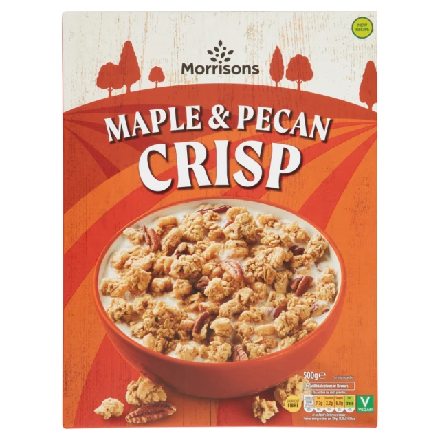 Morrisons Mega Maple & Pecan Clusters 500g