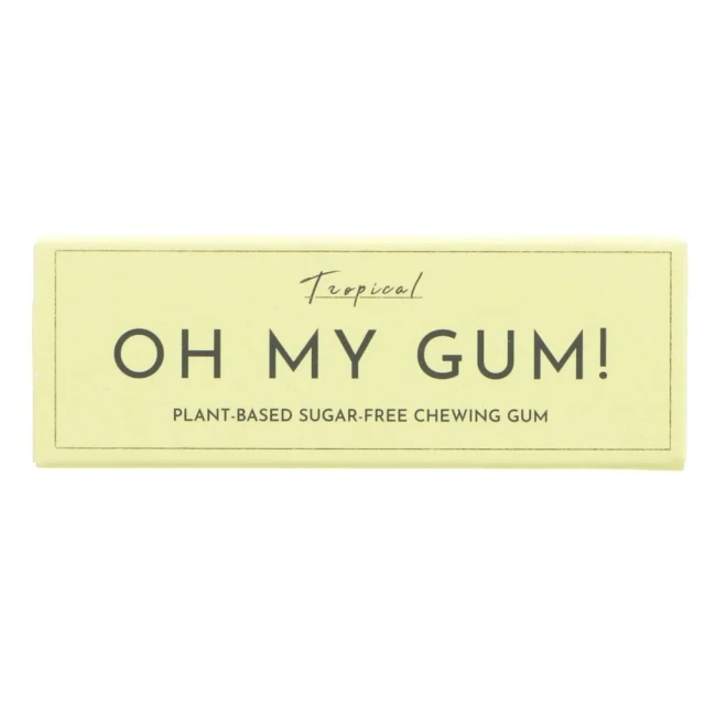 Oh My Gum! Plant Based Tropical Chew Gum - 19G