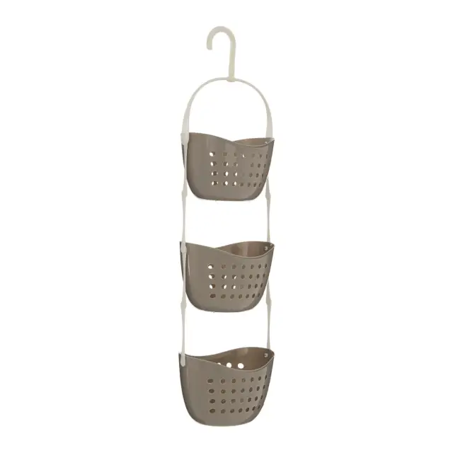 Dara 3 Tier Grey Shower Caddy