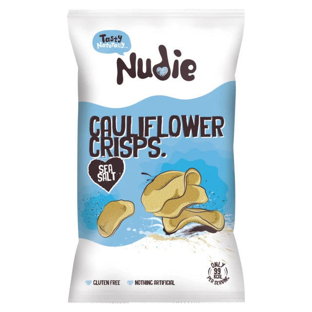 Nudie - Sea Salt Cauliflower Crisps - 80g