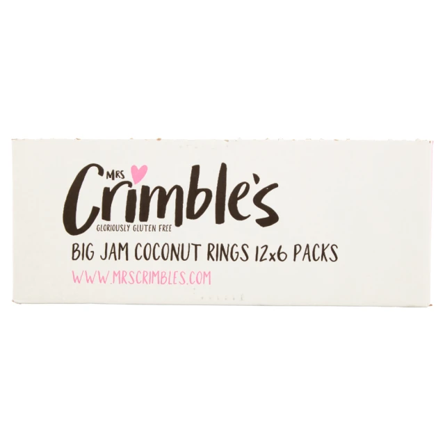 Mrs Crimbles Large Jam Filled Coconut Rings 240g