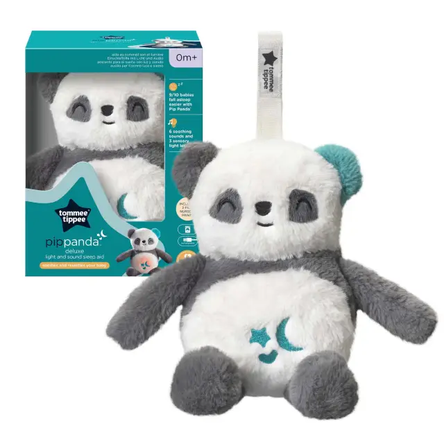 Deluxe Light and Sound Sleep Aid, Pip the Panda