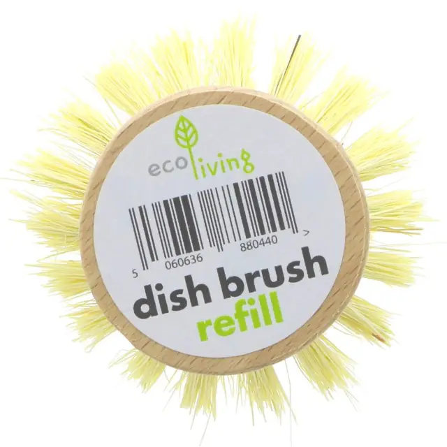 ECOLIVING - Dishbrush Replacement Head - For wooden dishbrushes - HEADS