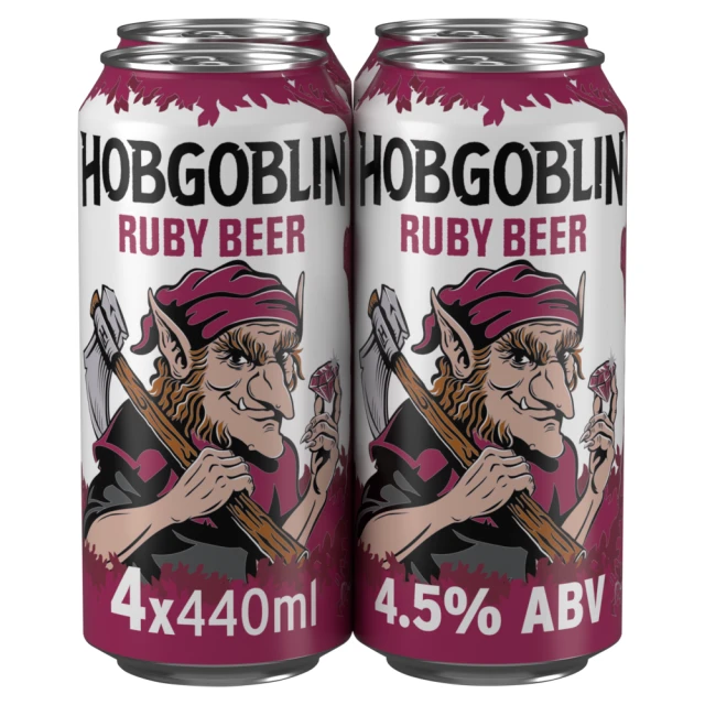 Hobgoblin Ruby 4 X 440Ml (Abv 4.5%)
