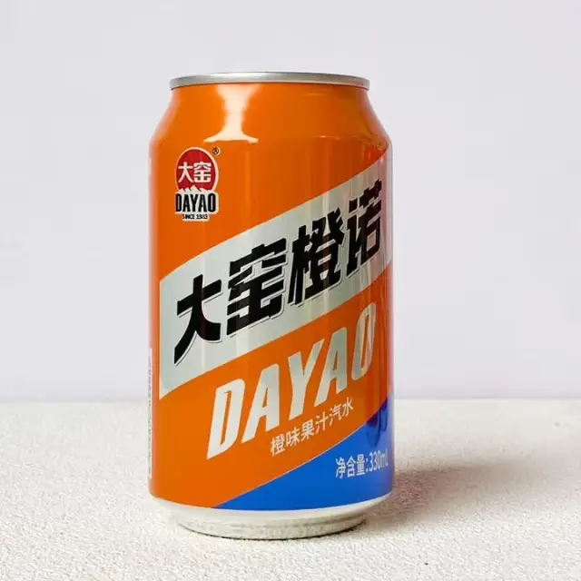 大窑嘉宾果汁汽水 - 橙味 DYJB Fruit Soda - Orange Flavor 330ml