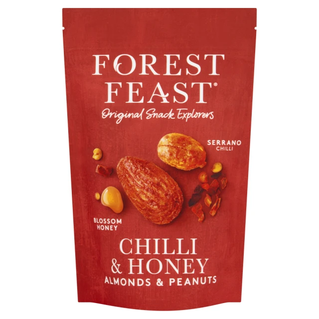 Forest Feast Serrano Chilli Honey Peanuts & Almonds 120g