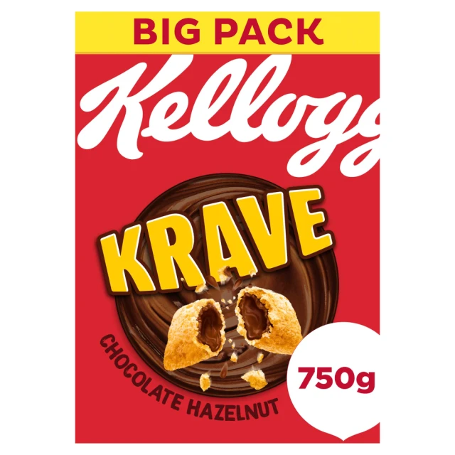 Kellogg's Krave Chocolate Hazelnut 750g