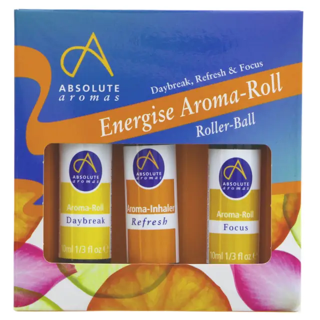 Absolute Aromas Energise Aroma Roll Gift set