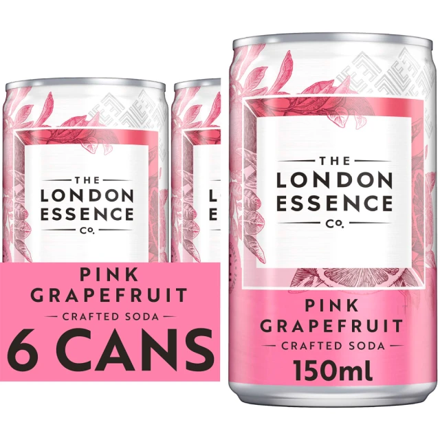 London Essence Pink Grapefruit 6 X 150Ml